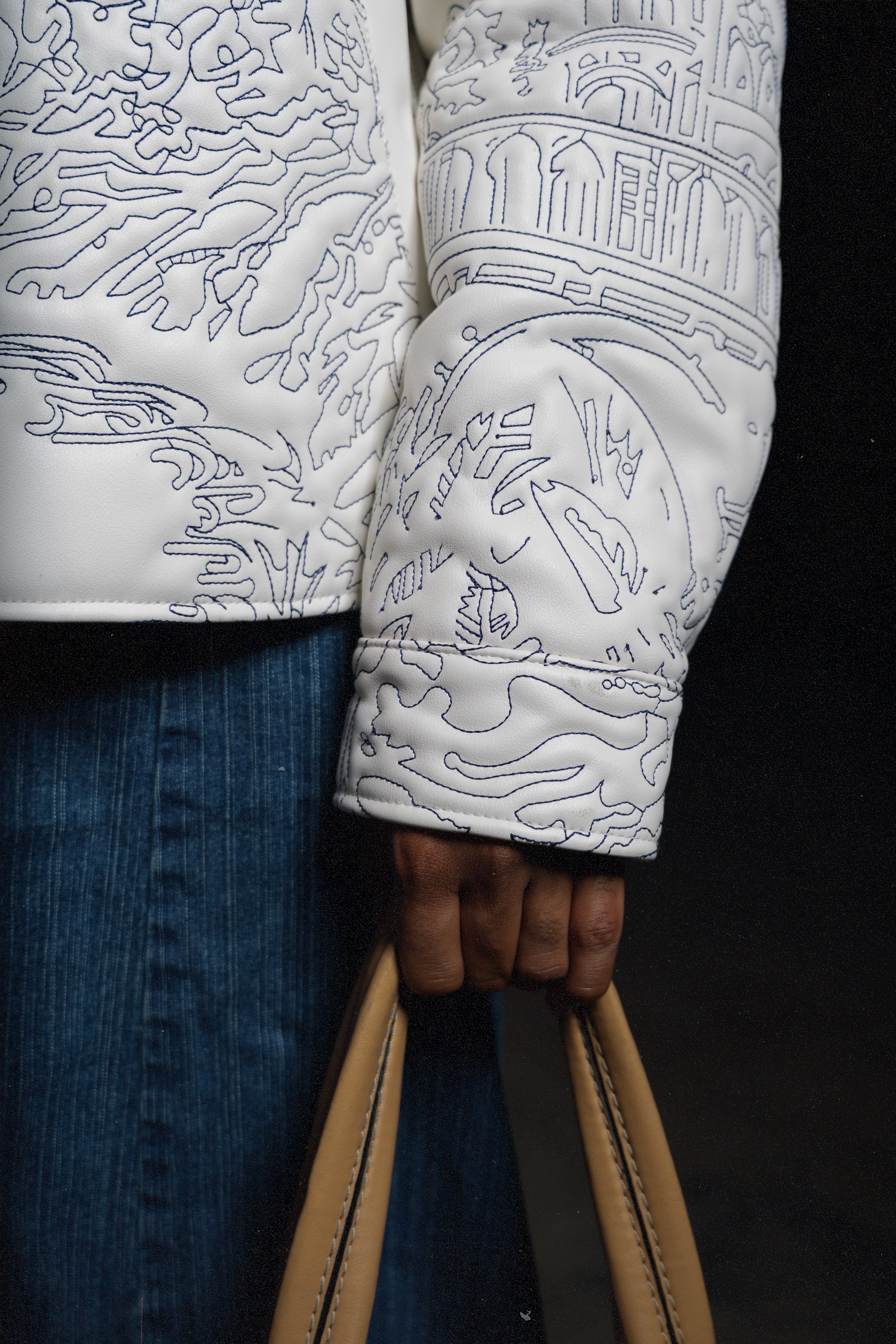 FINE CHINA LEATHER JACKET