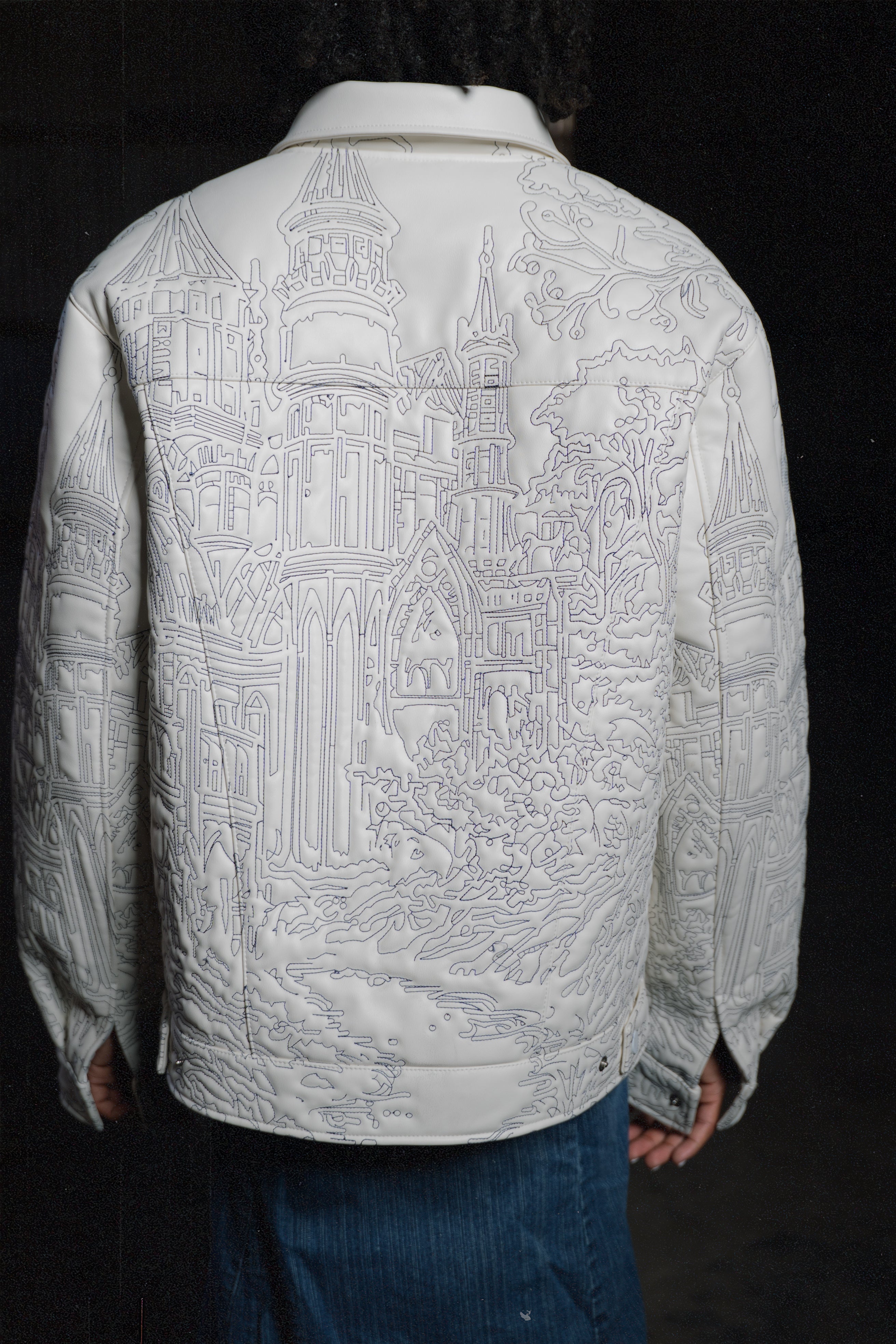 FINE CHINA LEATHER JACKET